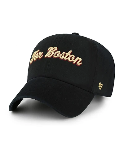 '47 Brand Men's Black Boston College Eagles Clean Up Adjustable Hat