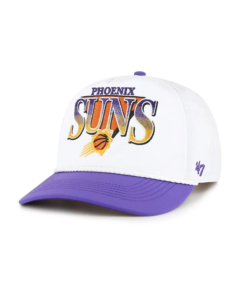 '47 Brand Men's White/Purple Phoenix Suns Tribute Two-Tone Hitch Adjustable Hat