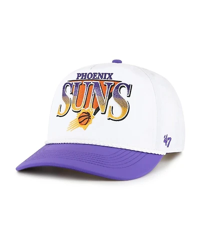 '47 Brand Men's White/Purple Phoenix Suns Tribute Two-Tone Hitch Adjustable Hat