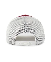 '47 Brand Men's and Women's Crimson Washington State Cougars Contemporary Basics Foundation Trucker Hitch Adjustable Hat