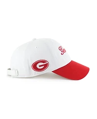 '47 Brand Men's White Georgia Bulldogs Contemporary Basics Foundation Clean Up Adjustable Hat