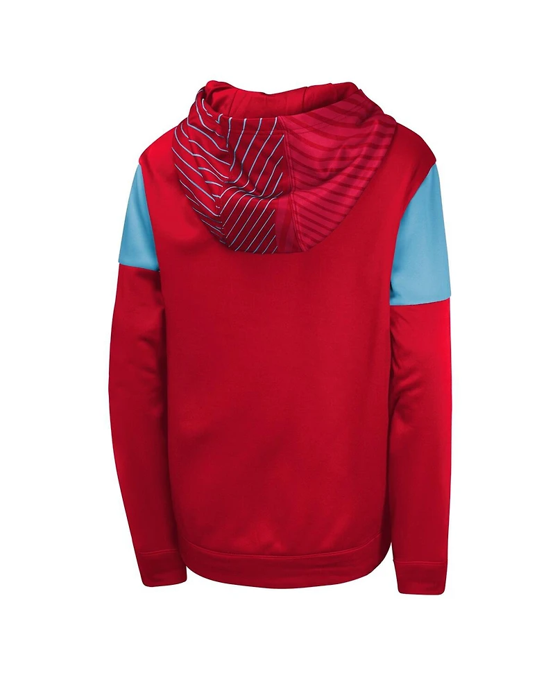Outerstuff Big Boys and Girls Red Chicago Fire Unbeatable Pullover Hoodie