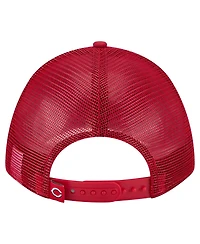 New Era Men's Red Cincinnati Reds Minimalist 9FORTY A-Frame Adjustable Hat