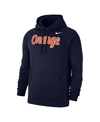 Nike Men's Navy Syracuse Orange Script Club Pullover Hoodie