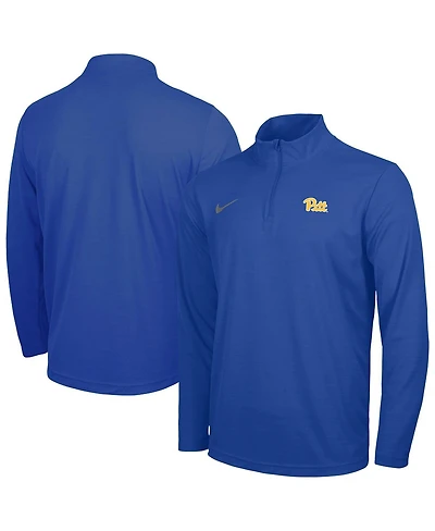 Nike Men's Royal Pitt Panthers Intensity Performance Quarter-Zip Pullover Sweatshirt