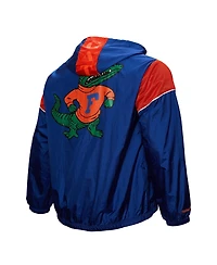 Mitchell & Ness Men's Royal Florida Gators Anorak Vintage Logo Half-Zip Hoodie