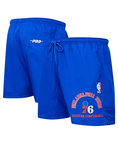 Pro Standard Men's Royal Philadelphia 76ers Area Code Shorts