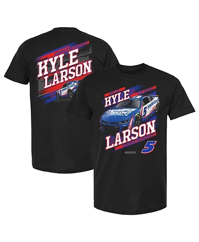 Hendrick Motorsports Team Collection Men's Black Kyle Larson HendrickCars.com Car T-Shirt