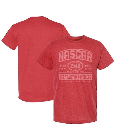 Checkered Flag Sports Men's Heather Red Nascar Lifestyle T-Shirt