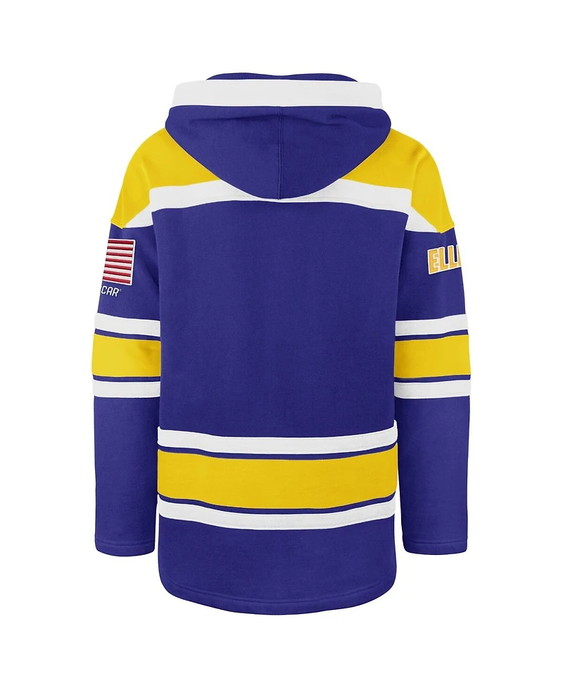'47 Brand Men's Royal Chase Elliott Superior Lacer Pullover Hoodie