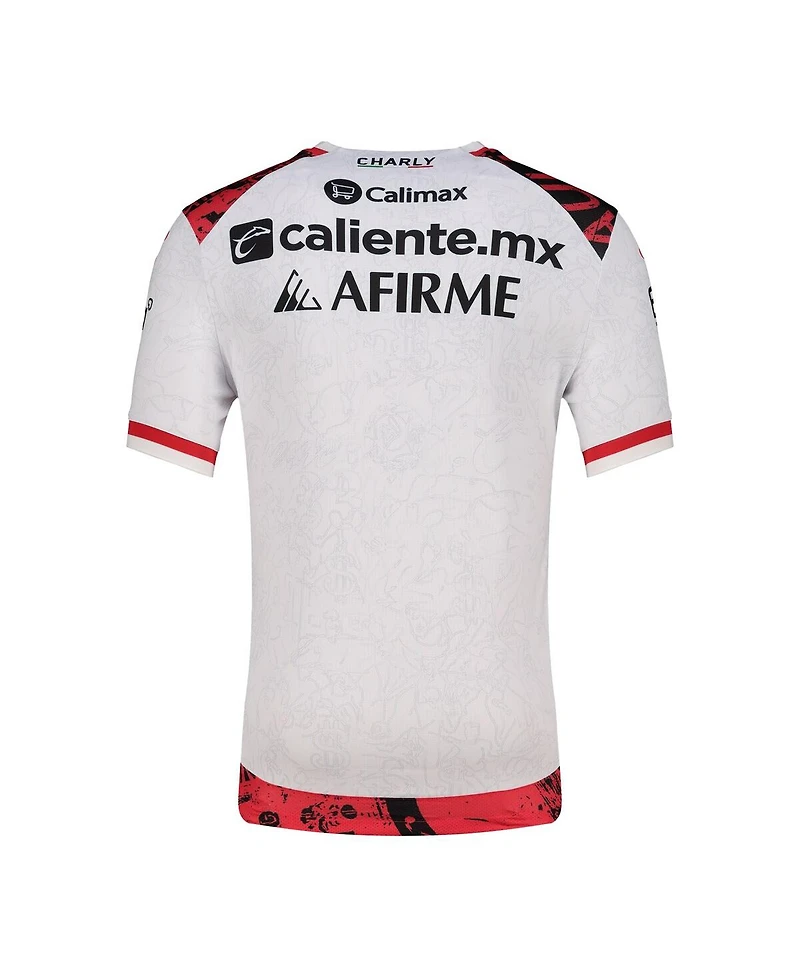 Charly Men's White Club Tijuana 2025/26 Away Authentic Jersey