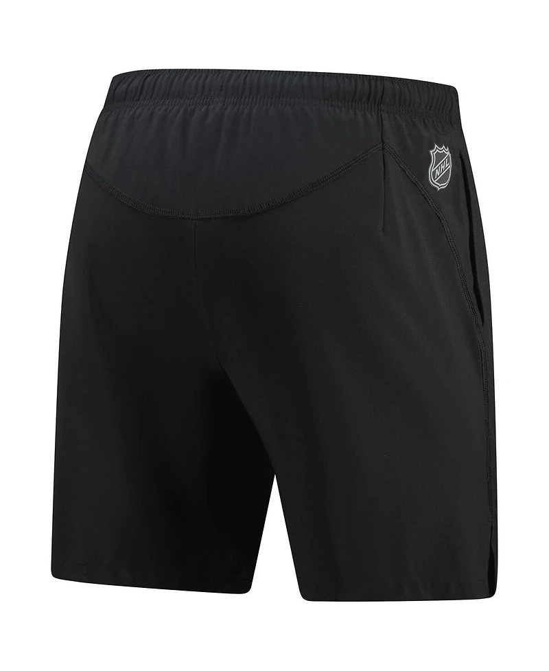 Fanatics Men's Black Los Angeles Kings Tech Training Shorts