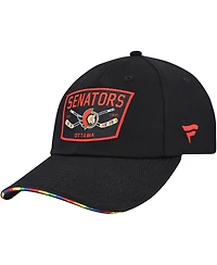 Fanatics Men's Black Ottawa Senators Hife Adjustable Hat