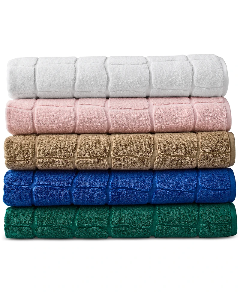 Lacoste Home Heritage Croc Scale Cotton Hand Towel, 16" x 30"