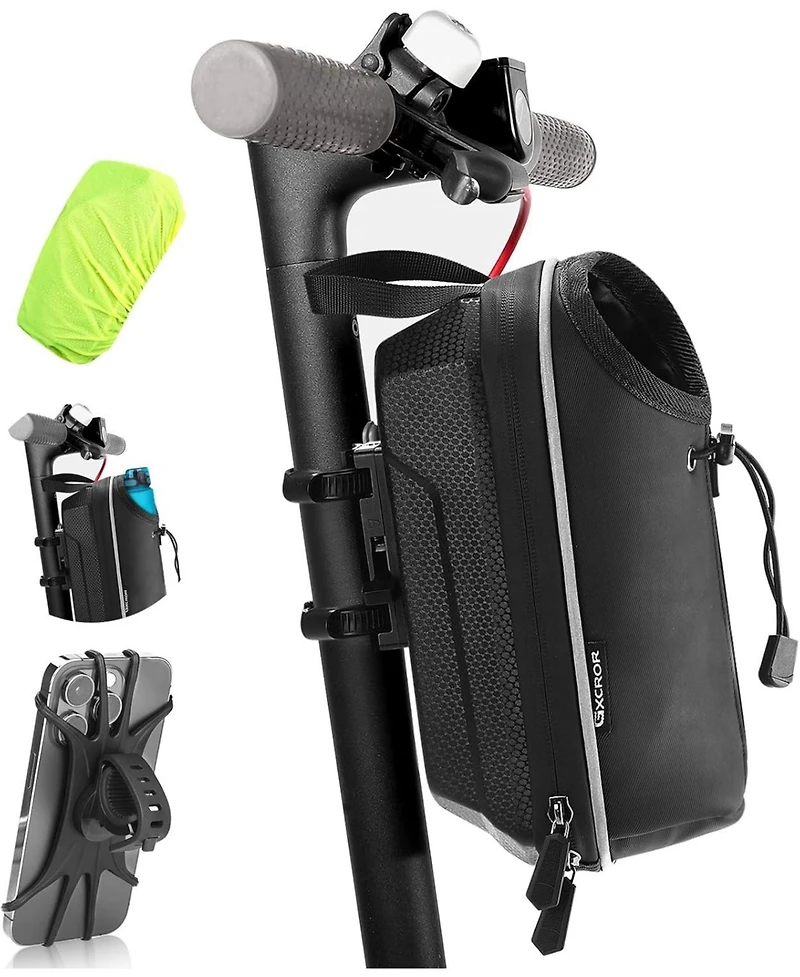 Urbanmax Electric Scooter Bag, 2L Waterproof Storage for Phone, Bottle, Charger Tools