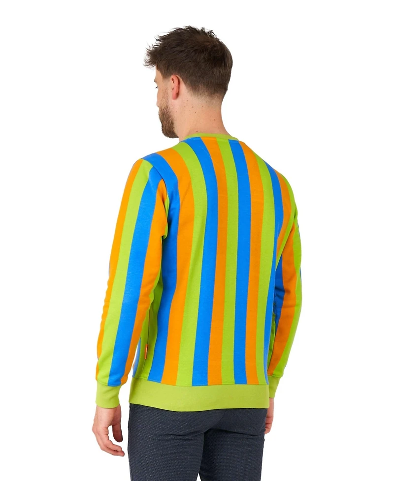 OppoSuits Men's Sweater - Official Sesame Street Sweatshirt Bert Multicolor