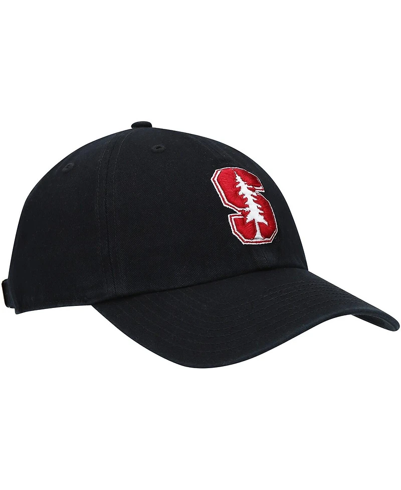 '47 Brand Men's Black Stanford Cardinal Vintage Clean Up Adjustable Hat