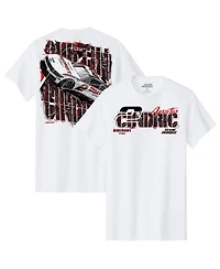 Team Penske Men's White Austin Cindric Discount Tire 2 Car T-Shirt
