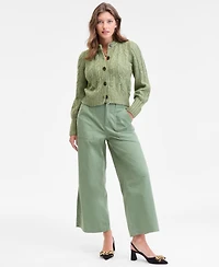 On 34th Women's Chunky Cable-Knit Cardigan, Macy's Exclusive