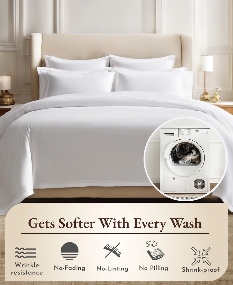 Printed Quatrefoil - 100% Organic Cotton Percale Sheets King Set Deep Pocket,