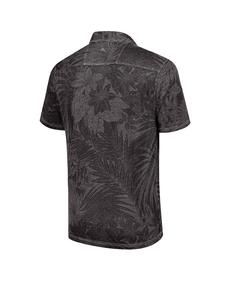 Tommy Bahama Men's Black Philadelphia Eagles Sport Santiago Paradise Polo Shirt
