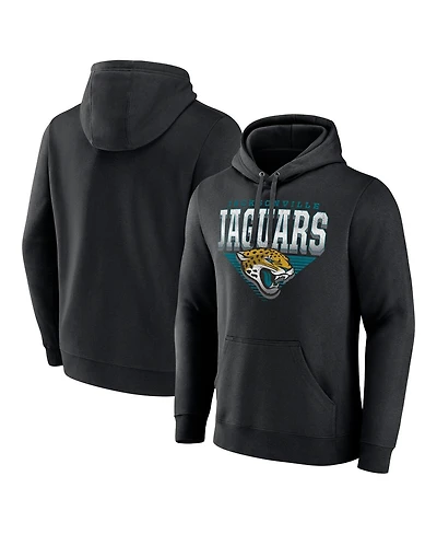 Fanatics Men's Black Jacksonville Jaguars Geometric Chrome Pullover Hoodie