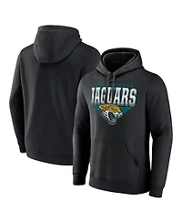 Fanatics Men's Black Jacksonville Jaguars Geometric Chrome Pullover Hoodie