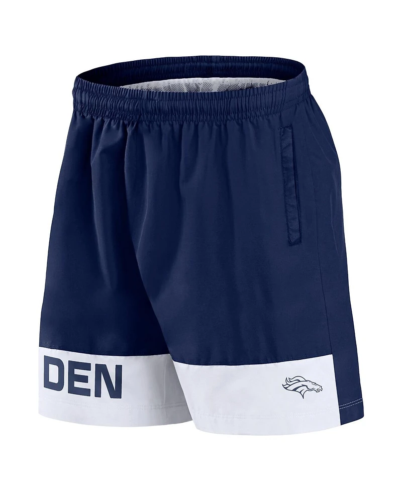 Fanatics Men's Navy Denver Broncos Elements Shorts