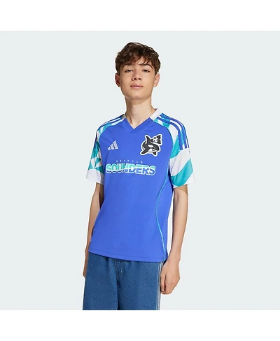 Adidas Big Boys and Girls Blue Seattle Sounders Fc 2025 Third Replica Jersey