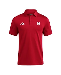 Adidas Men's Scarlet Nebraska Huskers Ultimate 365 Polo Shirt