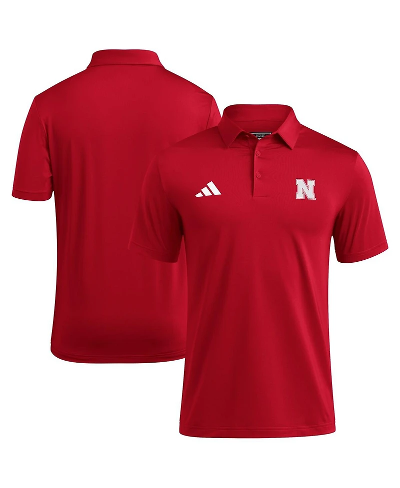Adidas Men's Scarlet Nebraska Huskers Ultimate 365 Polo Shirt