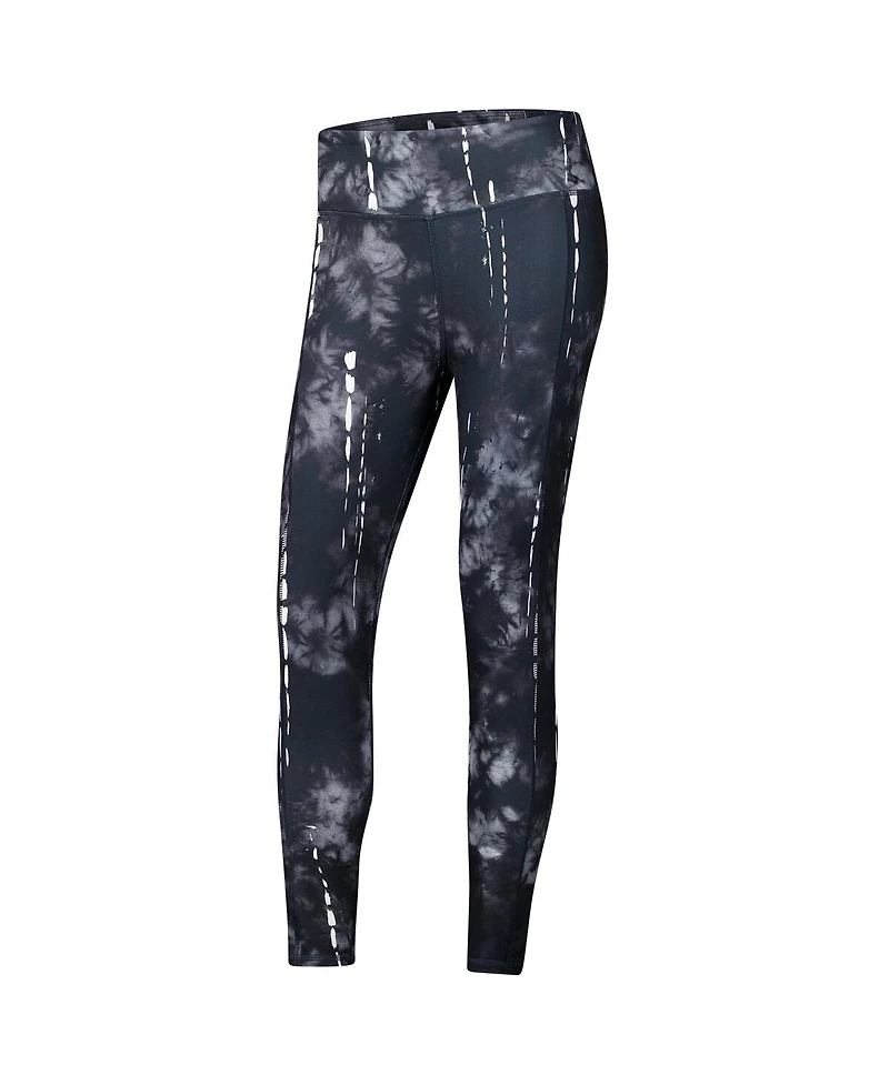 Msx by Michael Strahan Women's Black Tampa Bay Buccaneers Serena Tie-Dye Leggings