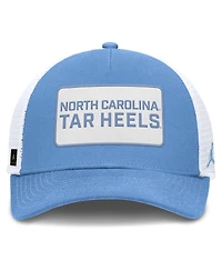 Jordan Men's Carolina Blue/White North Carolina Tar Heels 2025 On-Field Rise Patch Trucker Adjustable Hat