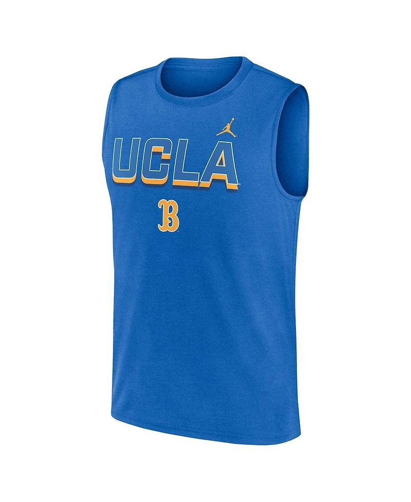 Jordan Men's Blue Ucla Bruins Primetime Tricode Legend Performance T-Shirt