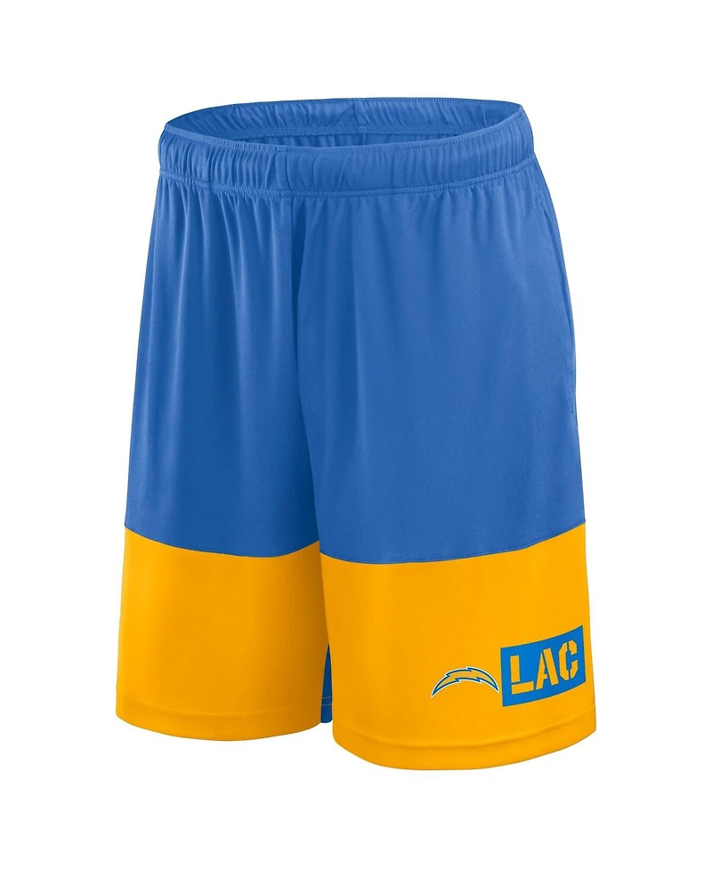 Logo Athletic Men's Powder Blue Los Angeles Chargers Best of the Shorts