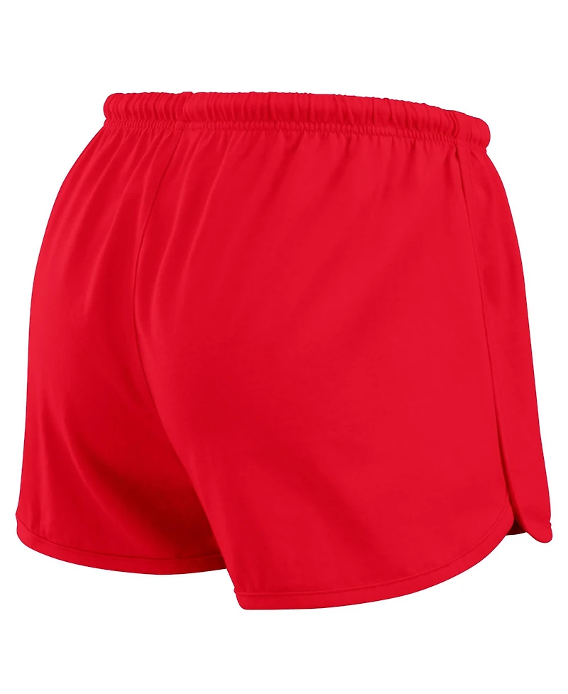 Wear by Erin Andrews Women's 2-Piece Red Kansas City Chiefs Heavy Rugby Jersey Long Sleeve T-Shirt and Shorts Lounge Set