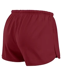 Wear by Erin Andrews Women's 2-Piece Burgundy Washington Commanders Heavy Rugby Jersey Long Sleeve T-Shirt and Shorts Lounge Set