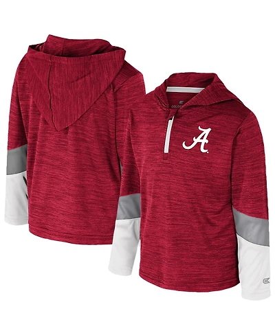 Colosseum Toddler Crimson Alabama Tide Rylos Quarter-Zip Windshirt Jacket
