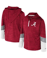 Colosseum Toddler Crimson Alabama Tide Rylos Quarter-Zip Windshirt Jacket