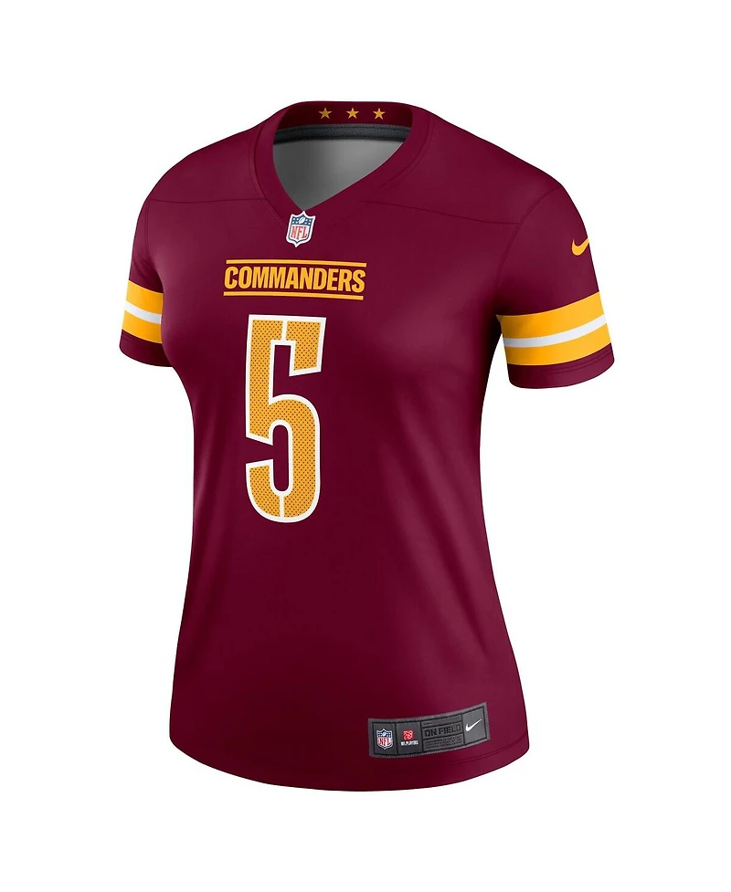 Nike Women's Jayden Daniels Burgundy Washington Commanders Legend Player Performance Top