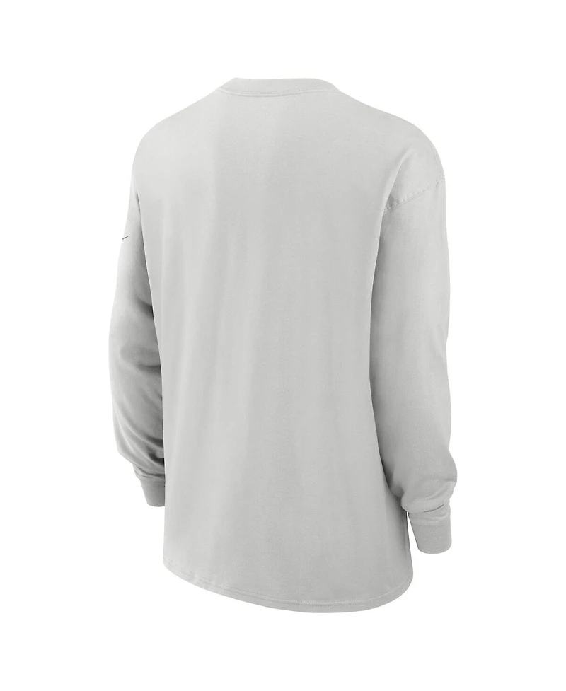Nike Men's Gray Baltimore Ravens Essential Heavy Max90 Long Sleeve T-Shirt