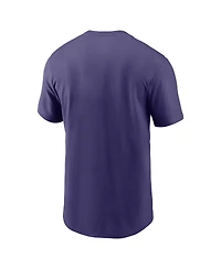 Nike Men's Purple Baltimore Ravens Primetime Local Essential T-Shirt