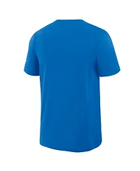 Nike Men's Blue Detroit Lions Left End Run Slub Performance T-Shirt