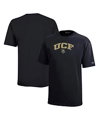 Champion Big Boys and Girls Black Ucf Knights Arch Over Logo T-Shirt