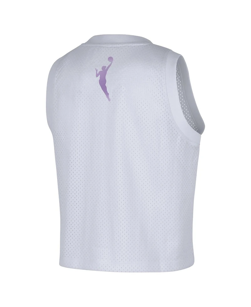 Nike Women's White Golden State Valkyries Mesh Tank Top