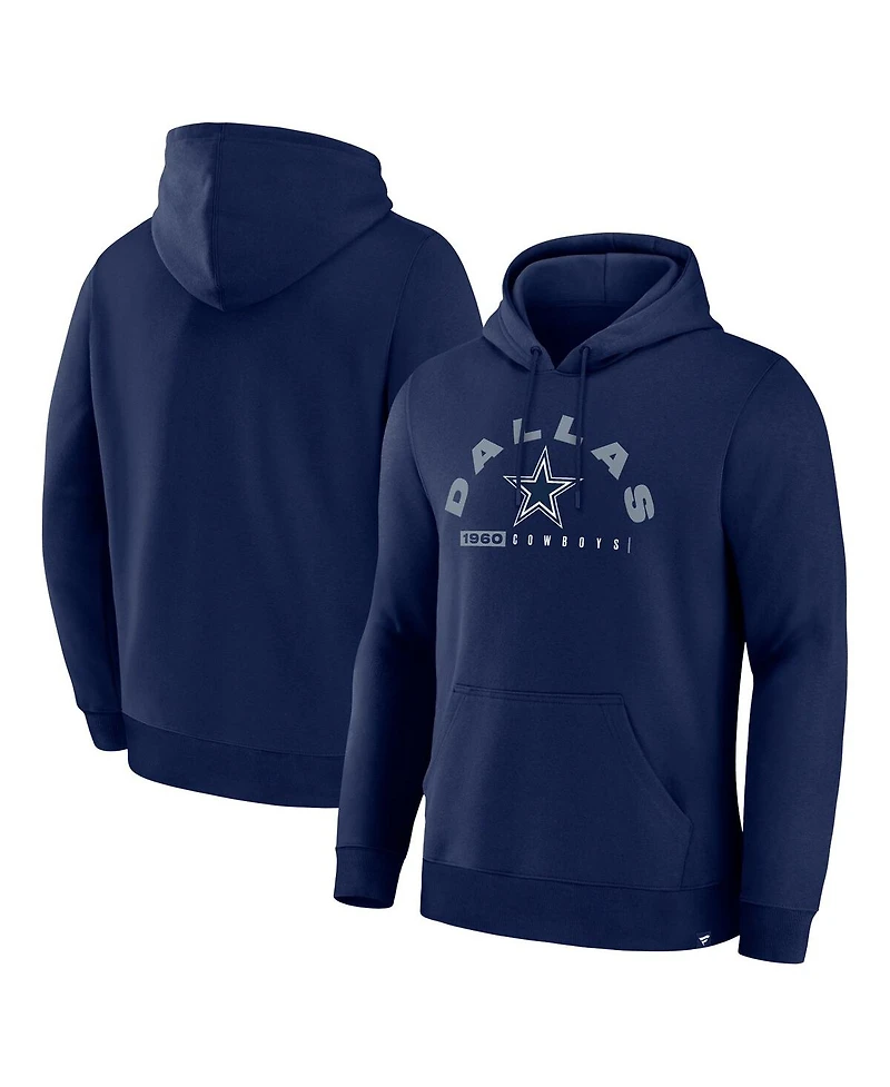 Fanatics Men's Navy Dallas Cowboys Delay of Game Legacy Pullover Hoodie