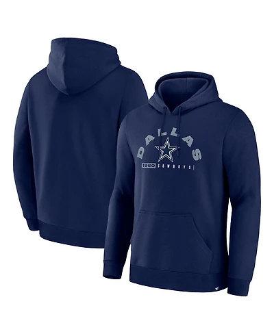 Fanatics Men's Navy Dallas Cowboys Delay of Game Legacy Pullover Hoodie