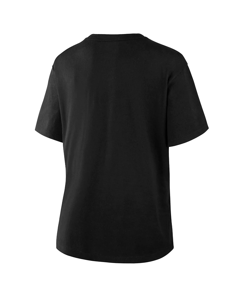 Fanatics Women's Black New Orleans Saints Blackout Kneel Down Legacy T-Shirt