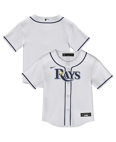 Outerstuff Baby Boys and Girls White Tampa Bay Rays Home Replica Jersey