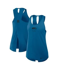 Nike Women's College Navy Seattle Seahawks Glory Crisscross Performance Tank Top